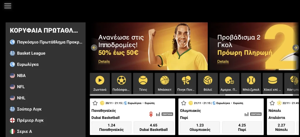 Zet Casino Κορυφαία Πρωταθλήματα